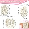 IKOJING 3Pcs Lily of the Valley Dogwood Cherry Blossom Cake Decorating Fondant Molds Flower Silicone Molds for Cupcake Toppers Gum Paste Chocolate Candy Sugar Paste Polymer Clay Epoxy Resin #5