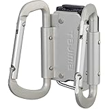 タジマ セフシステム 着脱式工具ホルダー 軽量アルミ カラビナ小 ダブル SFKHA-CSW 着脱楽々 ベルトに後から装着可能 腰道具の組み換えが簡単 使う道具だけを選んで装着 腰の負担軽減 工具の落下防止