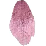🛍 [Mode Perücke] Sie können verschiedene Farben wählen. Ändern Sie Ihr Aussehen, probieren Sie verschiedene Perückenfarben aus, um Ihren Gewohnheitsstil zu ändern, und prüfen Sie, ob die neue Frisur interessanter ist. Ordnen Sie einer Farbe ein Ereignis zu. Denken Sie an Wohltätigkeitsaktivitäten rosa blonde braune Perücke, schwarz weiße Perücke Halloween, silbergrau grüne Perücke Partei, rot lila grüne Perücke Rollenspiele, ist Ihre Wahl.