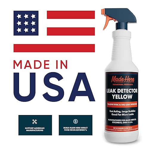 Leak-Detector-Yellow-Fast-Acting-All-Purpose-Leak-Detection-for-High-Low-Temperature-Applications-in-Gas-C02-Systems-32-oz-Packaging-May-Vary