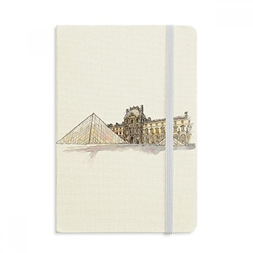Journal A5 Musée du Louvre Paris carnet de notes classique multicolore en tissu