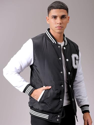 Image of he Indian Garage Co Men Black Slim Fit