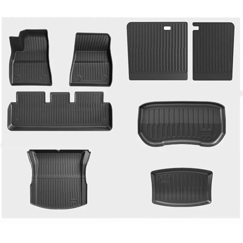 Tapis de coffre Tesla Model 3 Highland 2021-2026 en TPE noir de type H