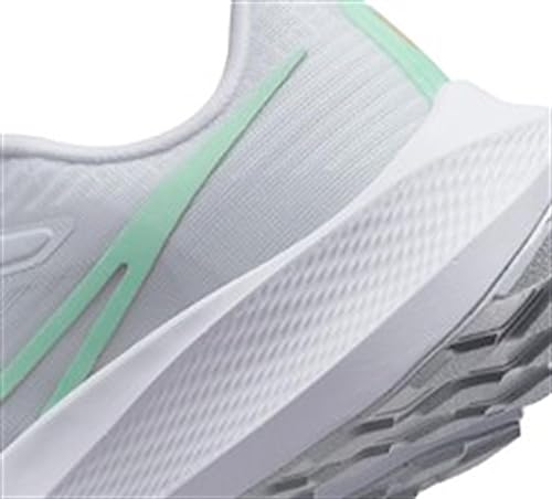 Nike Women's Air Zoom Pegasus 35 (GS) Running Shoes Competition, White Green Aurora Black, 11.5 US