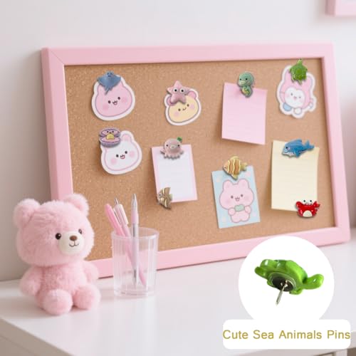Chinchetas de dibujos animados de madera suave para carteleras 5