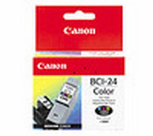 New, Canon BCI-24C Ink Tank Cartridge Colour Ref 6882A002AA