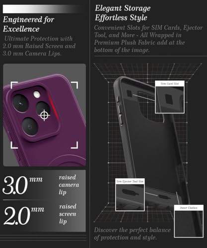 Image of WOW IMAGINE Back Case Cover for Realme 15T 5G | Realme Narzo 90 5G | Soft Matte Silicone Case| Slim Fit & Shockproof | Camera Protection Bumper Cover (Purple)
