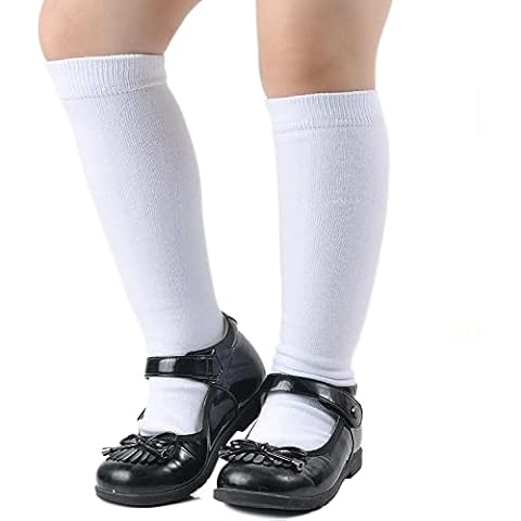 Thread Linens Girls Knee High Cotton Socks Cover