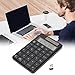 Zunate Number Pads, 29 Keys Calculator Numeric Keypad, Slim External Numpad Keyboard, Portable Silent Financial Accounting Keyboard for Laptop PC Computer