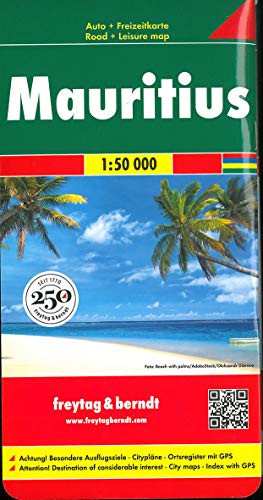 Mauritius, Autokarte 1:50.000: Toeristische wegenkaart 1:50 000 (freytag & berndt Auto + Freizeitkar Mauritius, Autokarte 1:50.000: Toeristische wegenkaart 1:50 000 (freytag & berndt Auto + Freizeitkar