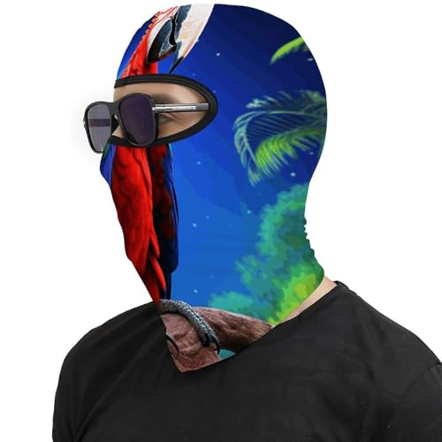 Ski Mask for Men Women Parrot Printed Balaclava Face Mask Thermal Face Mask Cold Weather Motorcycle Gear Ski Mask Winter Face Mask for Women Men miniatura 4