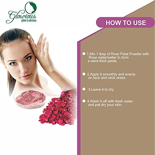 Image of Combo Pack of 3 Pure & Natural, Rose Petal Powder, Multani Mitti Powder & Kasturi Turmeric Powder For Face & Skin, 150gms(50gX3)
