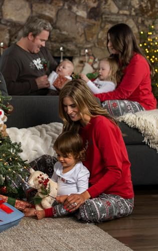 PajamaGram Christmas Pajamas For Family - Family Pajamas, Nordic Print2