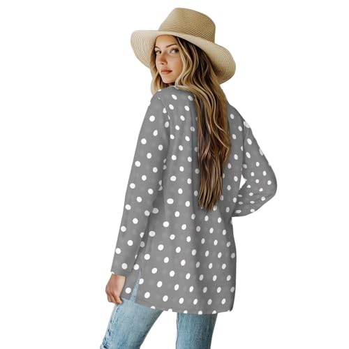 Image of Cardigan for Women Long Sweater Open Front Sweaters Fashion Lightweight Cardigans with Pockets