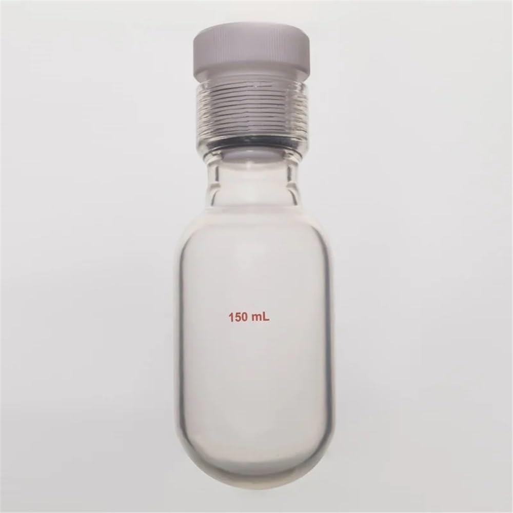 Cristalería de Laboratorio Tapón de rosca interna de PTFE for revestimiento de botellas de pared gruesa resistente a la presión P17(100mL-P170100D)