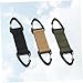 PartyKindom 3pcs Nylon Mask Hook Strap Buckle Ear Saver for Comfortable Wear Multi-Functional Backpack Clasp Black Green Khaki