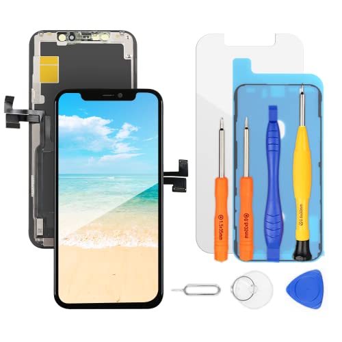 bokman Écran pour iPhone 11 PRO, Écran pour iPhone 11 PRO, LCD Écran Tactile Digitizer Pièces de Rechange avec Outils de Réparation