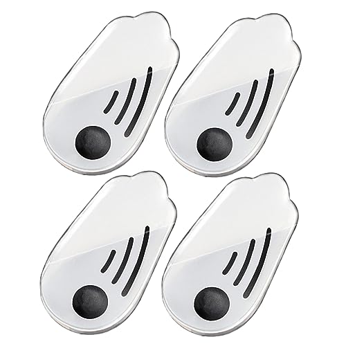 SOESFOUFU 2 Pairs Heel Correction Insoles Unisex Supination Shoe Pads Half Heel Cushions Absorbing Inserts for Sneakers Casual Shoes Walking Running Hiking