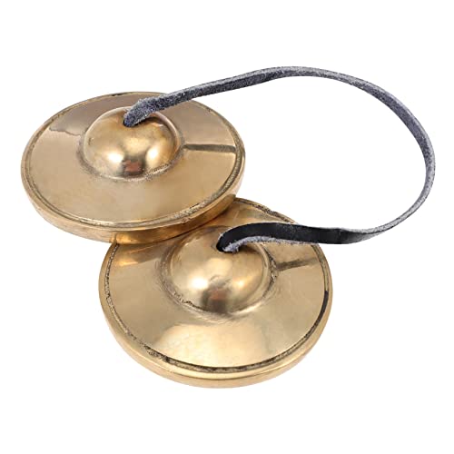 OFFSCH Cymbal Bell Brass Meditation Bell Buddhist Temple Supply Cymbals Durable Craftsmanship