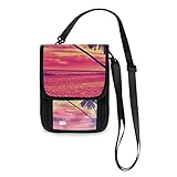 Marca: XiangHeFu XiangHeFu Coin Case Card Holder Purse Shopping Wallet Tropical Beach Palm Tree Phone Bag Large Capacity
