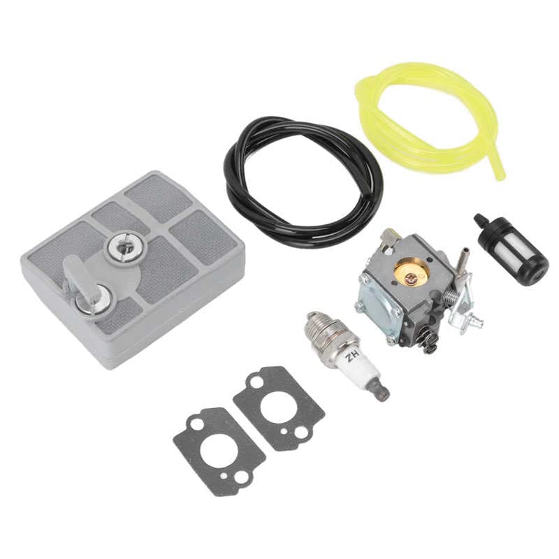 Kit de afinación de carburador, Filtro de Combustible, Juego de bujías con Manguera de Combustible y Junta for 030AV Accesorios para Herramientas eléctricas de jardín