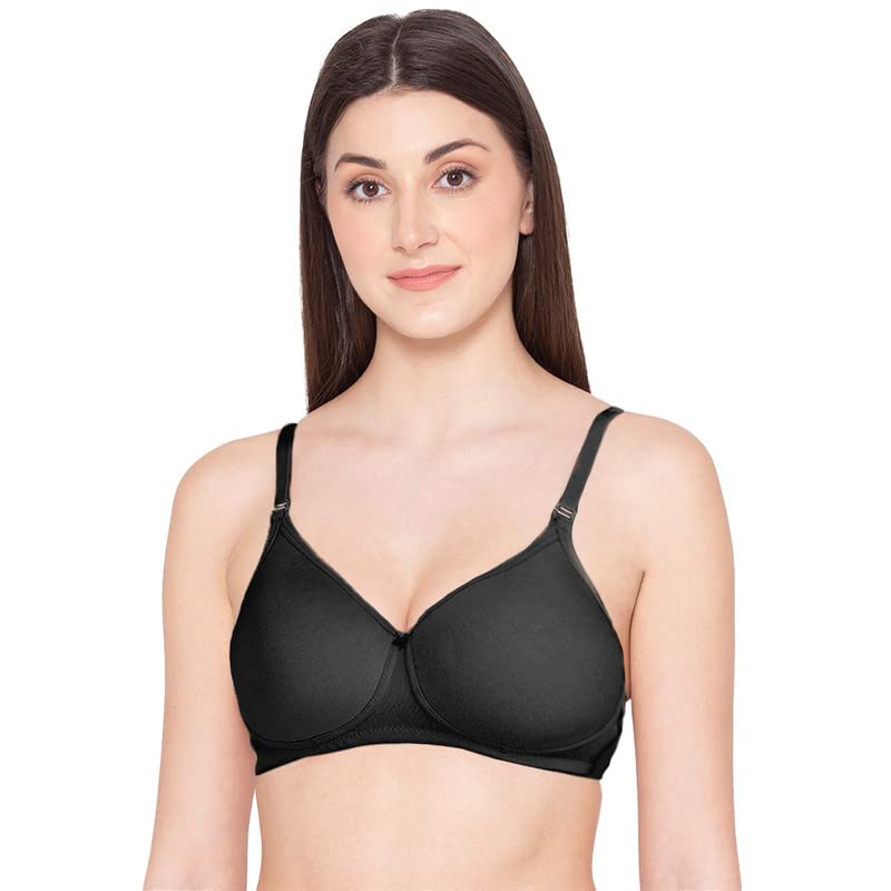 Image of Groversons Paris Beauty Women's Padded, Non-Wired, Seamless T-Shirt Bra (BR190)