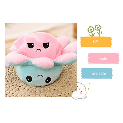 KKmoon Polvo de Pelúcia Reversível, Mostre seu humor