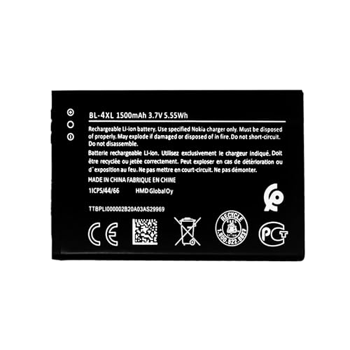 Batería BL-4XL compatible con Nokia 8000 4G ideal para viajes largos sin cargador 2