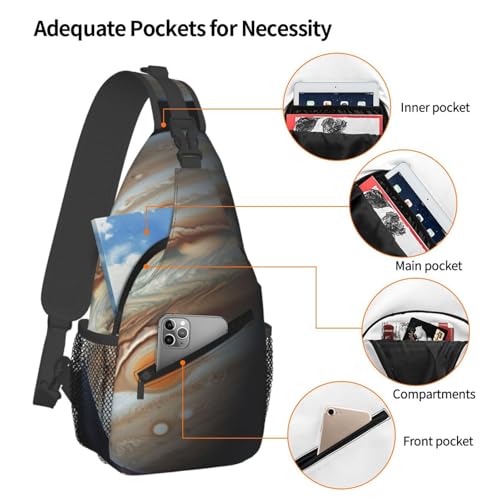 Bolso cruzado Jupiter Landscape para hombres y mujeres miniatura 4