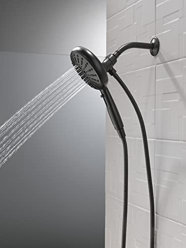 Delta Faucet 7-Spray SureDock Magnetic Shower Head with Handheld Spray, Black Shower Head with Hose, Showerheads & Handheld Showers, Handheld Shower Heads, Hand Shower, Matte Black 59410-BL-PK - image 2