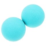 Yardwe 1 Paar Yoga Faszienball TPE Tiefenmassageball zur Muskelentspannung und Fußmassage Fördert das Körperliche Wohlbefinden Vielseitig Einsetzbar für Rücken Beine und