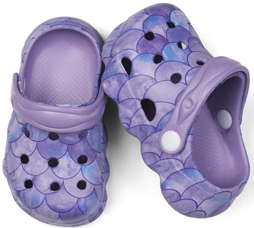 Image of INMINPIN Kids Cute Clogs Cartoon Garden Shoes Boys Girls Slides Slippers Indoor Outdoor Children Water Shower Beach Pool Sandals
