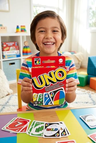 Zain Presents: UNO Classic Family Card Game with Customizable Wild Cards 2 to 10 Players Ages 7+
