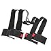 LAWOHO 2 Pack - Shoulder Ski Carrier Straps Sling with Cushioned Holder Adjustable Ski Shoulder Lash Handle Straps Snowboard Boot Carrier Strap
