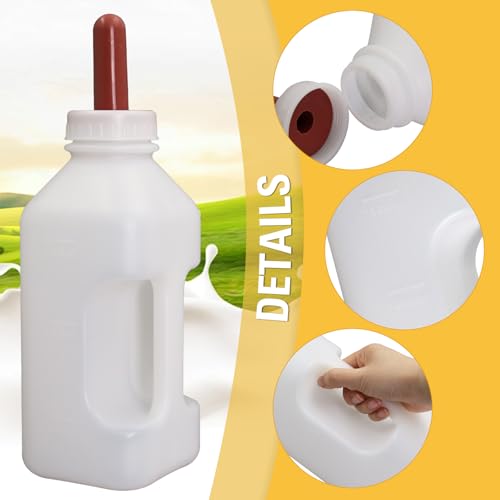Biberon à veau 2L robuste avec tétine de rechange durable - 4
