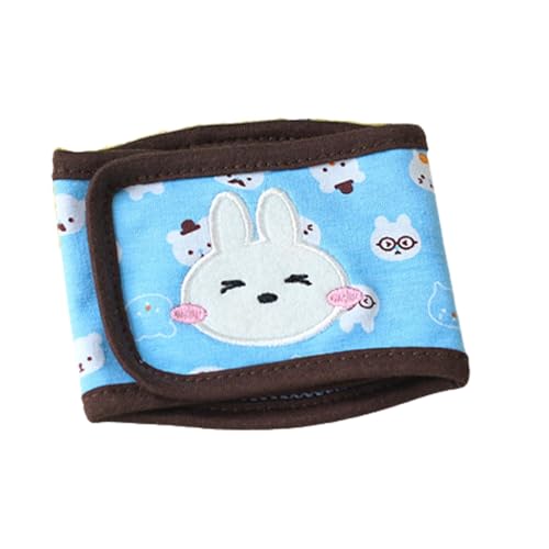 Image of Dog Diaper,Male Dog Belly Bands Physiological Pants Washable Reusable Soft Puppy Nappies Wraps for Small Dogs(S,Rabbit)