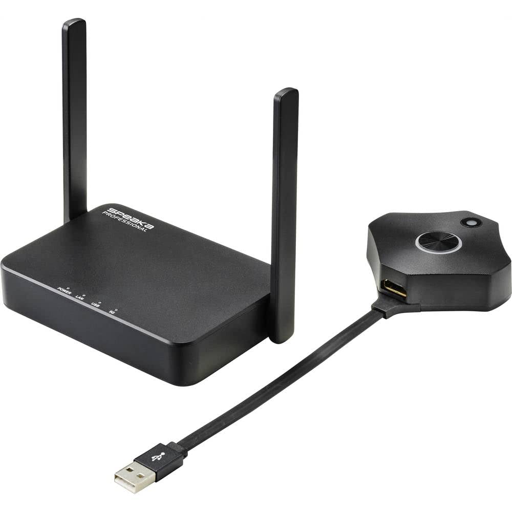 Speaka Professional SP-WTR-500 Drahtloses Full HD Präsentationssystem 30 m