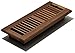 Decor Grates WLC412-N 4-Inch by 12-Inch Wood Floor Register, Natural Brazilian Cherry