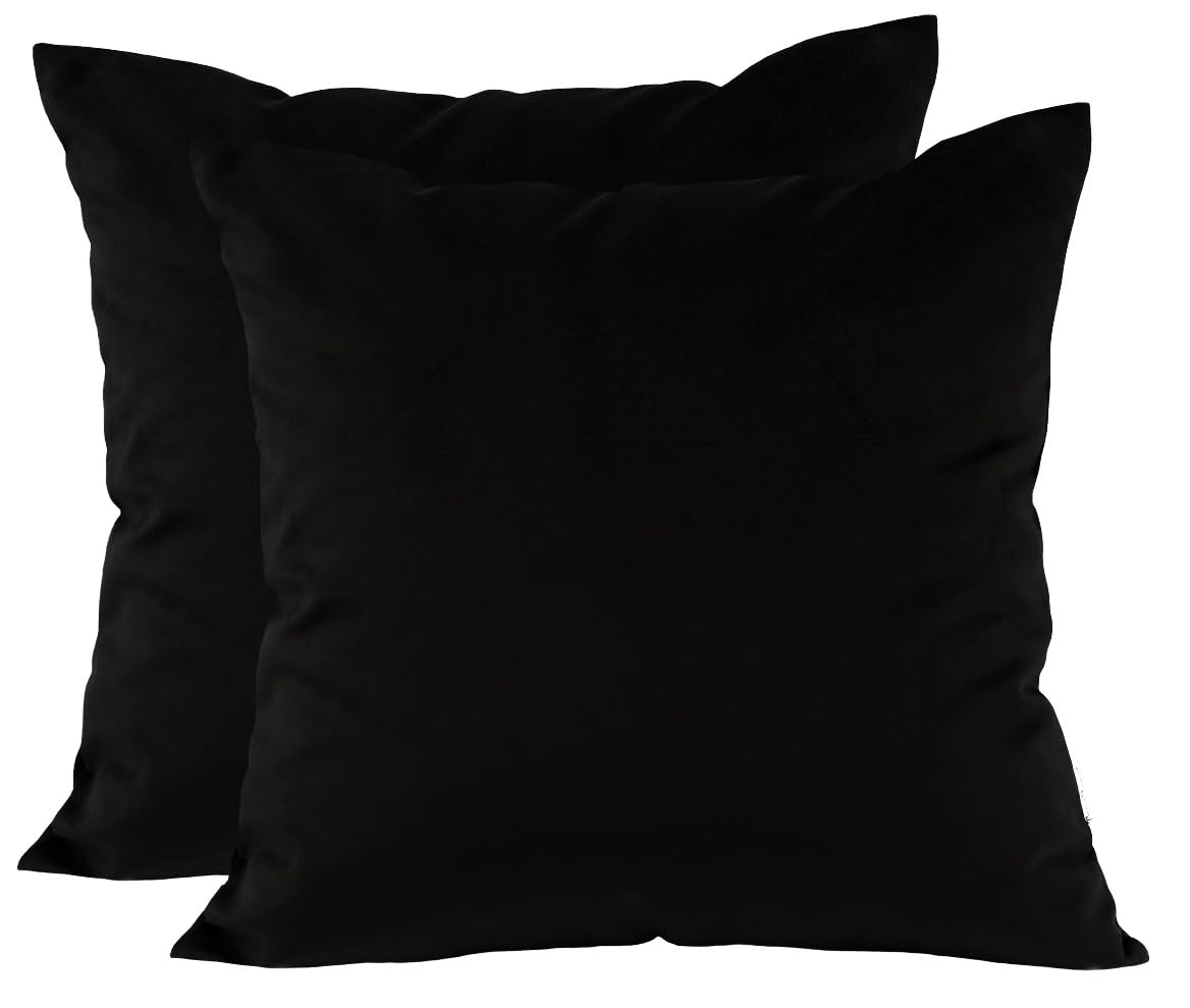 TangDepot 2-Pack Super Soft Velvet Pillow Covers, 20x20 Grass Green — view 120