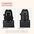 BabbleRoo Diaper Bag Backpack - Travel Large Baby Diaper Bag with Changing pad, Waterproof Baby Bags for Mom & Dad, Unisex Bags with Pacifier Case, Luggage Strap & Stroller Clips Black