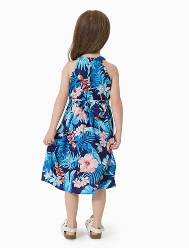 PATPAT Family Matching Summer Outfits, Hawaiian Vacation Women Beach Dress, Girls Sundress, Men and Boys Button Down Shirt4