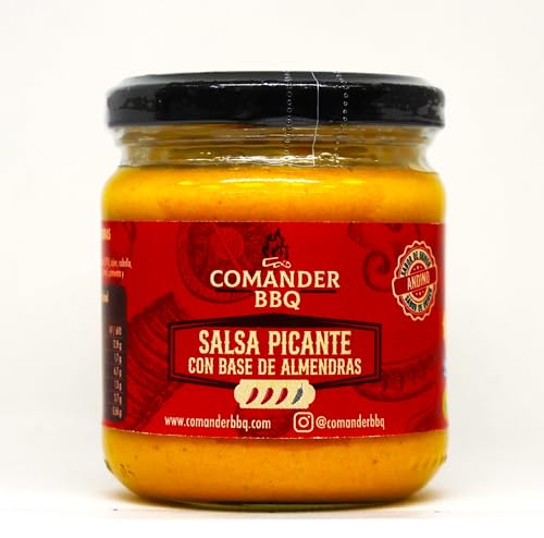 Salsa Picante con base de almendra, 160 ml