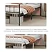 WJORATA Metal Platform Full Bed Frame with Headboard Sturdy Steel Slats Support No Box Spring Needed Easy Assembly Black