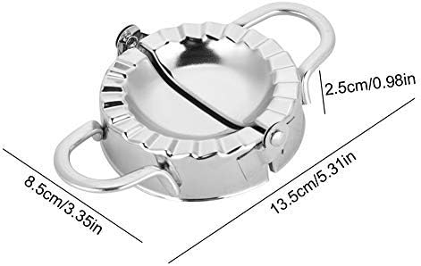 Miniatura 3 de Molde profesional de masa de bola de masa de acero inoxidable para hacer pasteles de frutas Prensa Herramientas de pastelería (pequeño)