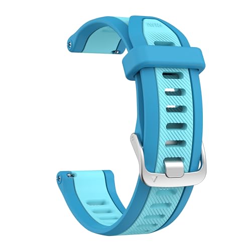 Correa de silicona 20mm para Garmin Forerunner 165 miniatura 3