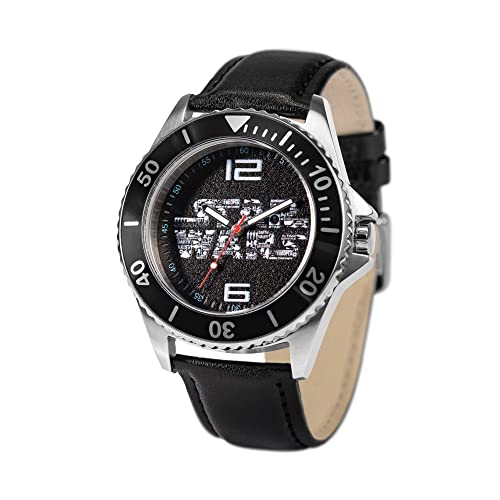 Montre Star Wars analogique noire pour un style geek chic au quotidien des adultes