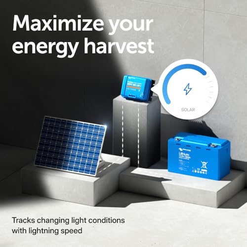 Victron Energy SmartSolar MPPT Solar Charge Controller (Bluetooth) - Charge Controllers for Solar Panels - 100V, 30 amp, 12/24-Volt
