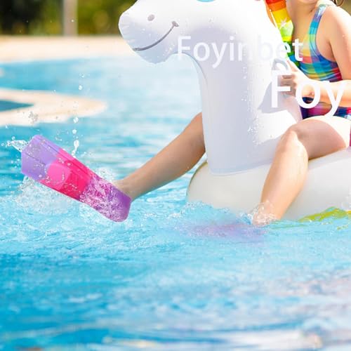Image of Kids Swim Fins, Short Youth Flippers Swimming Leg Fins for Lap Swimming for Children Girls Boys Small