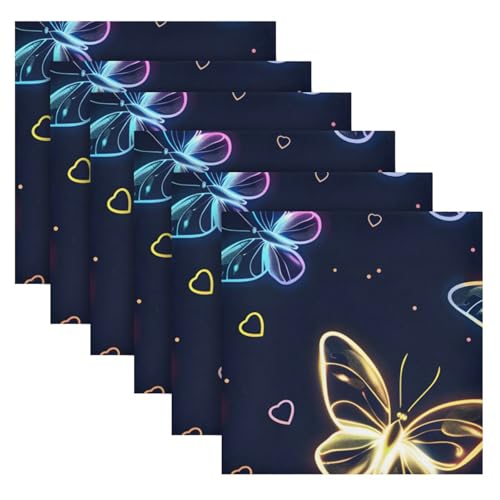 Servilletas de Tela Multicolor Set x6 20x20 pulgadas miniatura 2
