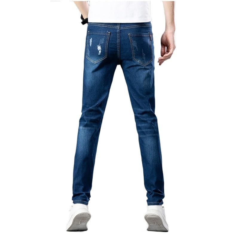 Stretch Skinny Jeans Casual Cotton Denim Slim-fit Pants Streetwear4